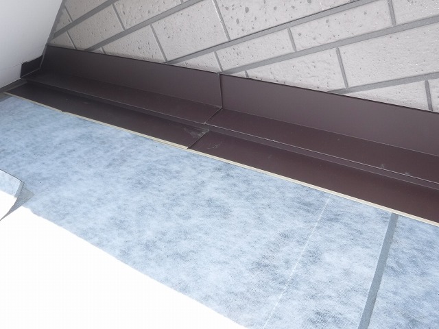 防水シートの施工